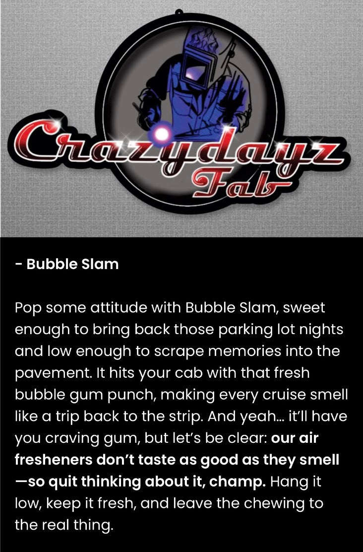 Crazydayz Fab Air Freshener